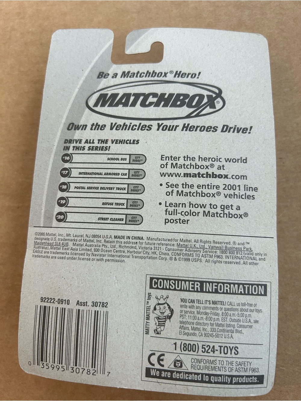 Matchbox White and Blue USPS Postal Delivery Toy (Lot of 5) - Picture 3 of 3